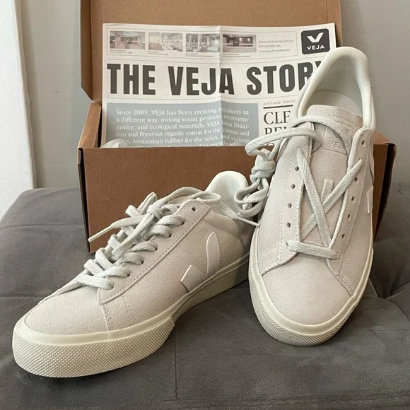 VEJA CAMPO SUED ナチュラル/ホワイト　39 CAMPO SUEDE NATURAL WHITE | VEJA